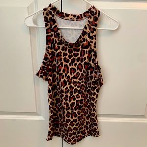 Leopard Sleeveless tank